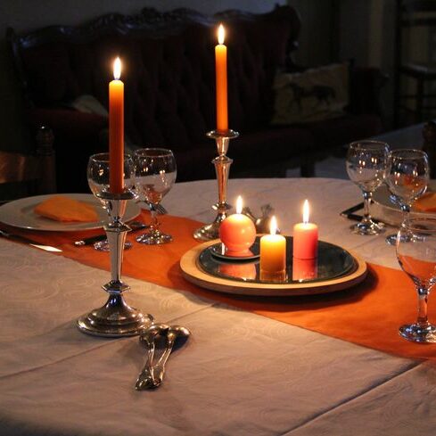 dîner aux chandelles option love pack gîte Ardèche dîner aux chandelles option love pack gîte Ardèche